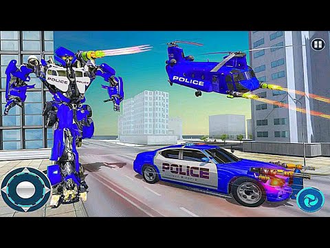 Grand Monster Truck Robot Transform City: Hero Robot  Helicopter Transform Battle - Android Gameplay
