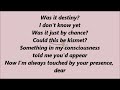 Blondie - (I'm Always Touched By Your) Presence Dear (Lyrics)