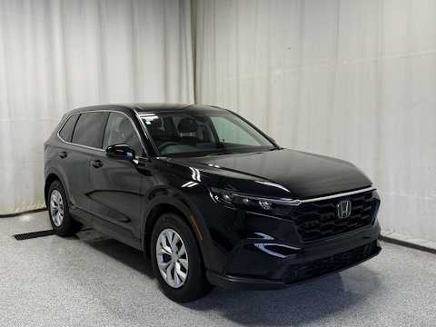 2025 Honda CR-V LX AWD in Black for sale at Park Mazda in Sherwood Park, AB