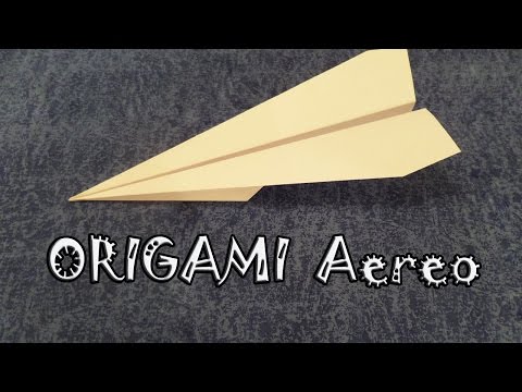 Aereoplano di carta, origami facile - paper airplane