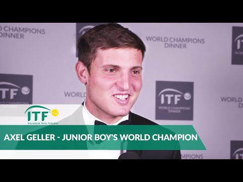 2018 Champions Dinner | Alex Geller | Junior Boy's World Champion | International Tennis Federation