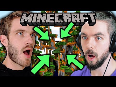 PewDiePie - We found the CRAZIEST world in Minecraft! - Minecraft w/ Jack - Part 1
