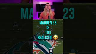 MADDEN 23 IS TOO REALISTIC 😳