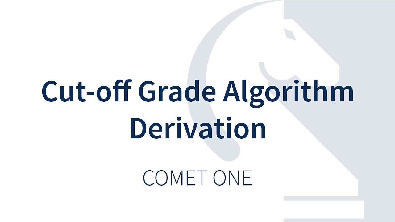 COMET ONE || Cut-off Grade Algorithm Derivation