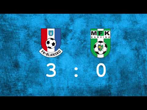 SESTŘIH | MSFL 23/24 | 32. kolo | FK Blansko - MFK Karviná B | 3:0