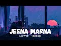 Jeena Sikha Diya Marna Sikha Diya Slowed Reverb Sad Lofi Lofi Vibes Indian Lofi Songs