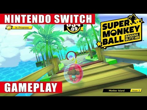Super Monkey Ball: Banana Blitz HD Nintendo Switch Gameplay