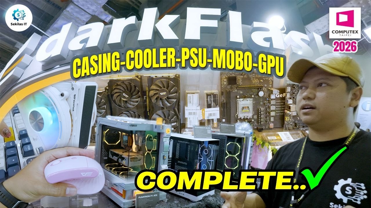 Casing Cooler PSU GPU Mobo Darkflash Di Computex 2026