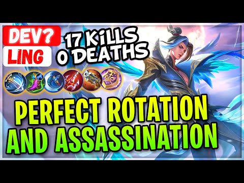 Perfect Rotation And Assassination, 17 Kills Arena Contest [ Top Global Ling ] Dev? - Mobile Legends