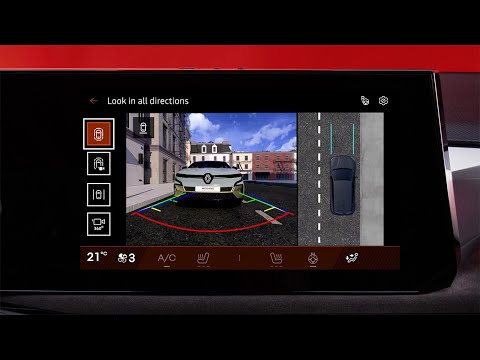 Anleitung zur 360°-Kamera – Renault Clio full hybrid E-Tech