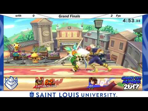 SLU Smash 4 Biweekly #10 - Grand Finals - srAk (Link, Captain Falcon) vs Fye (Pit)