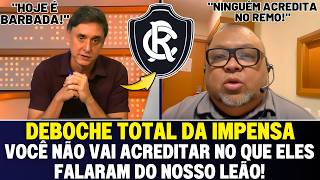 ⚠️ A ARROGÂNCIA DELES PASSOU DOS LIMITES! UM ABSURDO O QUE A IMPRENSA FALOU DO REMO! Leão Azulino