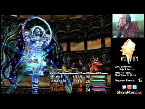 FF9 Excalibur II Perfect Game | Leftovers - Trance Kuja & Necron at Low Level