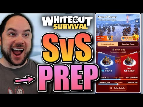 SvS Preparations [how to gain points in State of Power] Whiteout Survival