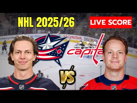 🔴 Columbus Blue Jackets vs Washington Capitals | EN VIVO NHL | Live Score Update