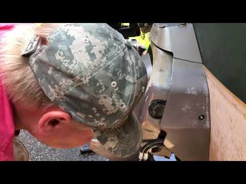 Volvo Penta SX inboard outboard gimbal bearing and bellows replacement
