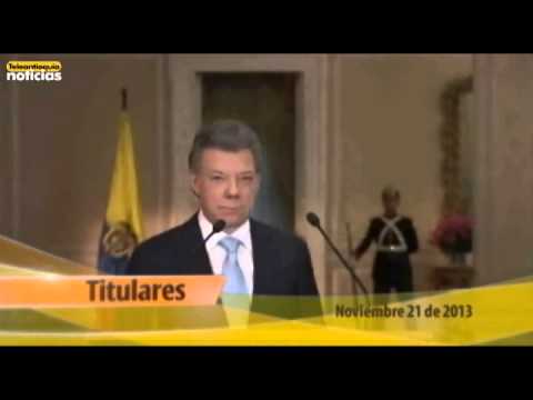 Titulares Teleantioquia Noticias AM - Jueves 21 de noviembre de 2013