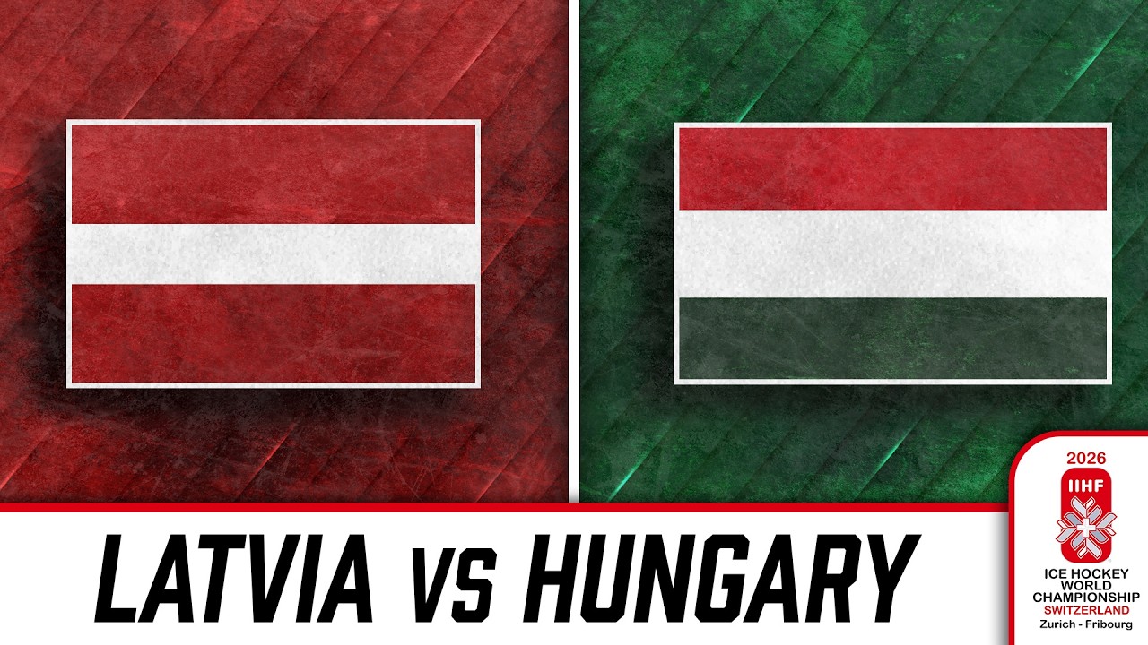 Watch Latvia vs Hungary at the 2026 IIHF World Championship 🇱🇻🇭🇺🏒