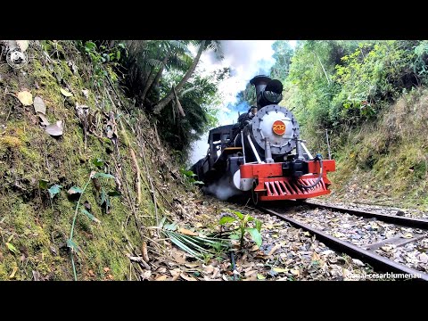 🇧🇷 Maria fumaça 232 / 232 Steam locomotive - Apiúna/SC - 2022 - (Brasil)
