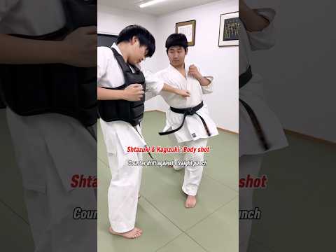 【Counter drill against straight punch】直突きに対してのカウンタードリル #大谷道場 #空手 #karate #martialarts #shorts