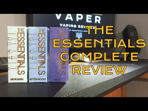 THE ESSENTIALS e liquid FULL LINE REVIEW