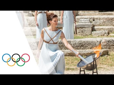 Highlights of the Olympic Flame Lighting Ceremony for the Rio 2016 Olympic Games