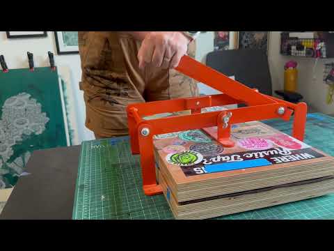 Stunning Block Prints with Woodzilla Hand Lino Press