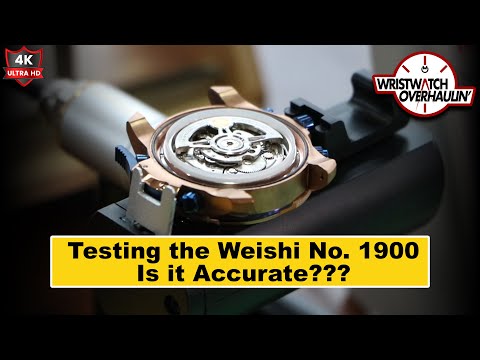 Testing the WEISHI No. 1900 Multifunction Timegrapher on My Personal Reef Tiger Watch - 4K