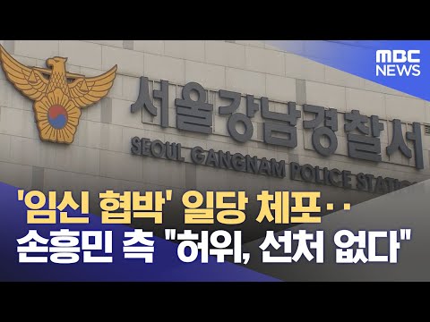 '임신 협박' 일당 체포...손흥민 측 허위, 선처 없다