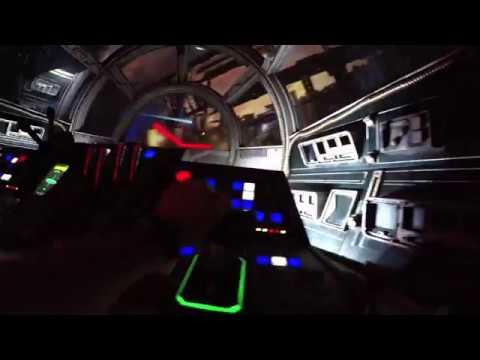 Star Wars Millennium Falcon Smuggler's Run FULL ON RIDE RIGHT PILOT POV Galaxy's Edge