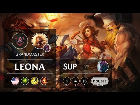 Leona Support vs Trundle - NA Grandmaster Patch 10.2