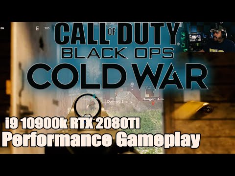 Call of Duty Cold War gameplay performance| RTX 2080TI + i9 10900k