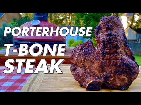 The Perfect T-Bone Porterhouse Steak on the Kamado Joe | KamadoMax 4K