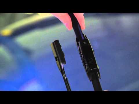 Part of a video titled Bosch ICON: Narrow Top Lock Wiper Blade Installation - YouTube