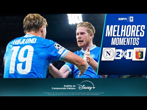 Gols e lances de Napoli x Genoa