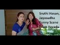 Sruthi Hasan JayaSudha Funny Scene From Yevadu Ram Charan Allu Arjun Etc