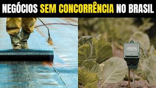 9 Negócios LUCRATIVOS quase sem Concorrência