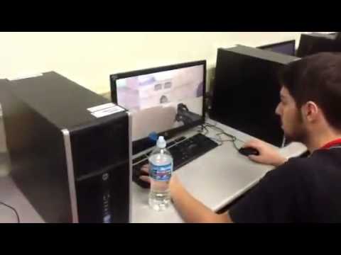 Counter Strike LAN Party in High School class