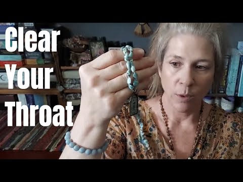 🌀 Throat Chakra Healing 💙 Sat Nam Mantra + Gemstones for Truth & Expression