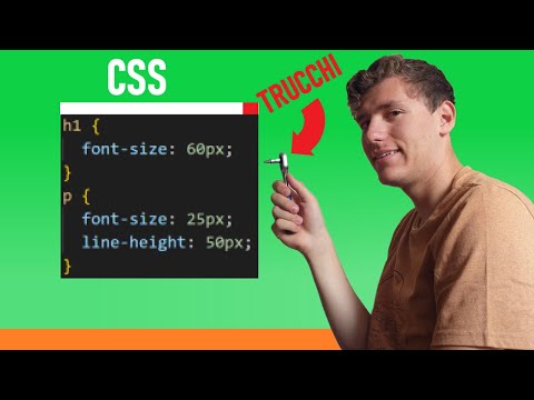 ECCO 5 TRUCCHI da sapere per il tuo CSS