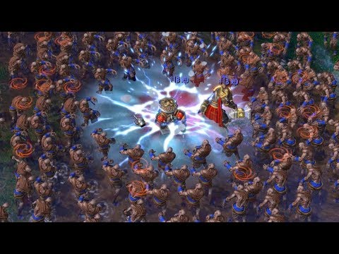 250 Zombies vs Uther and Muradin - Warcraft 3 Reforged