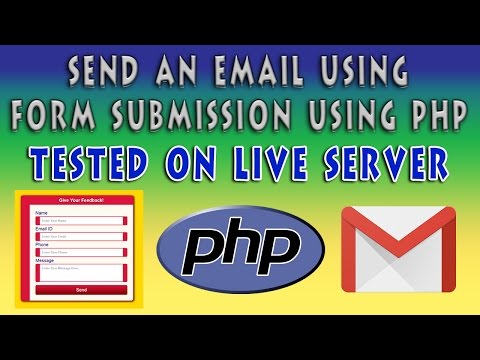 Send An Email On Form Submission Using PHP | Contact Form Using HTML5 CSS3 | Part 2