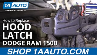 How to Replace Hood Latch 94-02 Dodge Ram 1500