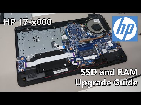 HP 17-x000 - SSD and DDR3 RAM Upgrade Guide
