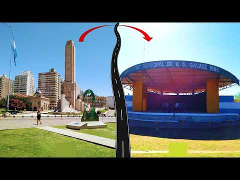 152 De Rosario a Villa Gobernador Gálvez, Santa Fe, Argentina #viajes #virtual #drone #turismo