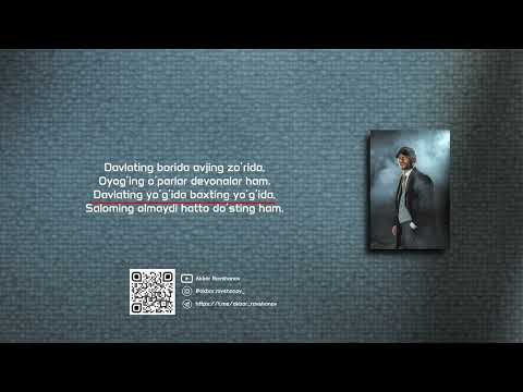 Akbar Ravshanov - Omad  (Kecha omadli yurardim yayrab) | Cover
