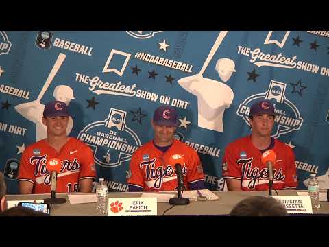 Clemson Baseball || Bakich, Bissetta, Smith - 5/31/24