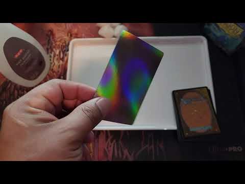 How To: Removing Artwork from Foil Magic Cards | Create Stunning Tokens & Proxy Cards!