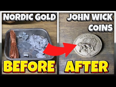 John Wick Coins - Devil Forge - Home Furnace - Creality CR-20 Pro - 3D Printed - Nordic Gold.