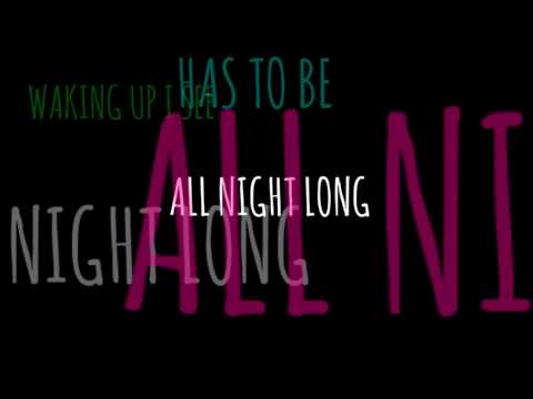 Lily Jacks-All night long  (Lyric Video)